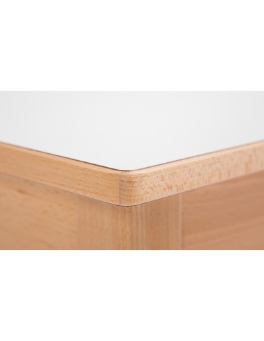 Masă grădiniță pătrată 75 x 75 x 25 cm, blat masă din HPL