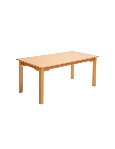 Masă grădiniță dreptunghiulară 120 x 60 cm, blat masă HPL