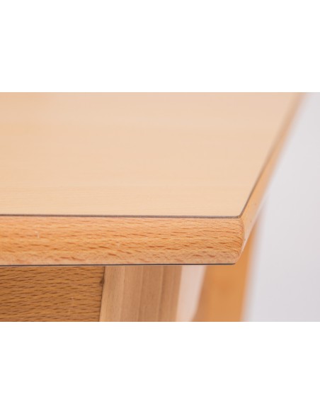 Masă grădiniță pătrată 60 x 60 cm, blat masă din HPL