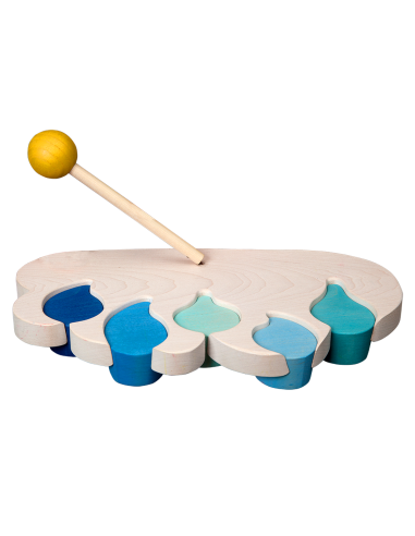Curcubeu - Puzzle 3D Montessori, lemn,...