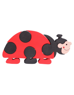 Marienkäfer - Montessori 3D Puzzle, Holz, mehrfarbig,...