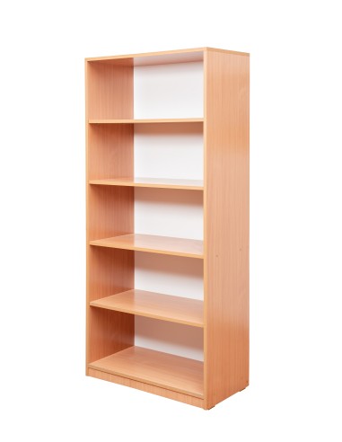 Library Cabinet, 5 Open Shelves, Melamine...