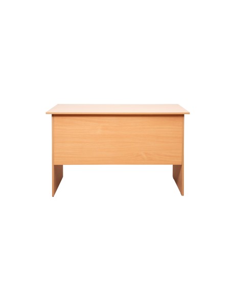 Office Desk, 2 Drawers, Melamine Chipboard, 120x75x60 cm, Beech