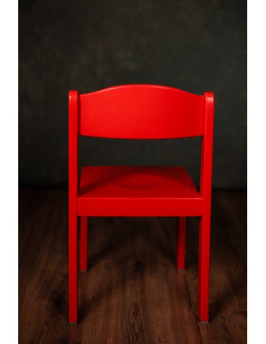 Color Painted Stackable Solid Wood Kindergarten...